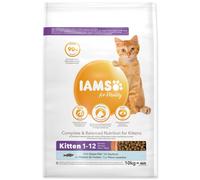 IAMS for Vitality Junior nourriture pour chats au poisson - Nourriture sèche pour chatons de 1 à 12 mois, 10 kg