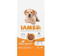 IAMS Junior Chiot Grande Race Poulet 12 kg