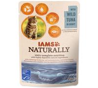IAMS Naturally Adult Cat with Wild Tuna in Gravy 85 g