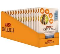 Iams Naturally Chat Adulte Nourriture Humide au Thon MSC 24x85g (24)