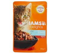 Iams Nourriture Humide en Gelée Thon/Hareng pour Chat Adulte Toutes Les Races 85 g