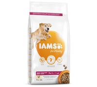 IAMS Senior nourriture sèche pour chiens avec poulet - Nourriture sèche pour chiens âgés de 7 ans et plus, convient aux grands chiens, 3 kg