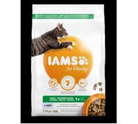 IAMS Vitality Croquettes premium chats adultes 100% Complètes et équilibrées - Aux poissons de l’océan - Sans OGM Colorant - 1,5kg