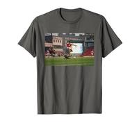 Ian Wright in Action Ballon de Football Arsenal V Aston Villa T-Shirt