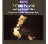 Niccolò Paganini – Sonates pour violon et guitare (Iannetta, violon & Landroni, guitare) – Tactus