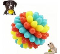 IAOPNOWB Jouets pour Chiens, Balle à mâcher, Balle à Picots Robuste - Jouet pour Le Nettoyage des Dents des Chiens de Taille Moyenne et Grande