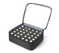 iaoskqwu Boîte de rangement pour vernis à ongles, organiseur pour manucures, pour 30 flacons de 15 ml/0,5 fl.oz, portable, UN