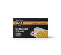 Iasa | Filetage dorade orange au naturel | Brème avec tranches orange saveur délicate fraîche | Plat prêt froid ou chaud filet dorade - 150 Gr