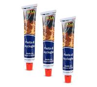 Iasa | Pâtes d'anchois à l'huile d'olive | Tubet Pâte d'anchois Assaisonnement Premiers Plats et canapés - 3 x 55 Gr