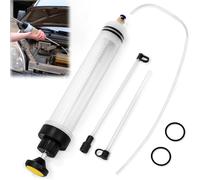 IATAHI Seringue a Huile,500mL Huile Aspiration Seringue,Pompe Extraction Liquide de Frein,Car Oil Fluid Extractor,Seringue D'aspiration D'huile,avec Tube Extension-Seringue Vidange Pompe à Main