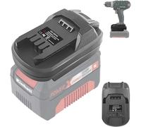 IAWAN-EIN18PAR Adaptateur de Batterie pour Einhell vers pour Outil électrique Parkside, convertisseur Adaptateur de Batterie pour Einhell 18V Li-ION X Changer la Batterie pour Outil électrique Parksi