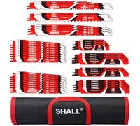 IAWAN-SHALL Lames de scie alternative (34 pièces) Kit de lames de scie de rechange en acier au carbure pour l'élagage des arbres, pour le bois, le métal et le plastique, avec sac de rangement