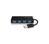 Raidsonic Icy Box Concentrateur USB IB-AC6104-B USB 3.2 Gen1 Type-A 5000 Mbit/s 4 ports Noir
