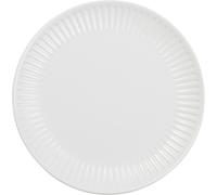 IB Laursen Assiette de Cuisine avec Rainures Menthe Pure Blanc 28 CM Vaisselle