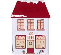 IB Laursen Boîte À Biscuits BÄCKEREI Pot De Rangement Blanc Toit Rouge 25x10x9