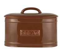 IB Laursen Boîte à Sandwich Pain Ovale Braun avec Couvercle Céramique 36x20 CM