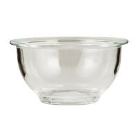 IB Laursen Bol en verre transparent 500 ml, hauteur : 8 mm, diamètre : 13,8 cm