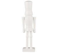 IB Laursen, Casse-Noisette Debout Bois Noël Blanc Décoratif Petit Noël Hiver Noël Figurine Festive Xmas Décoration Scandinave Style Nature Enfants Automne