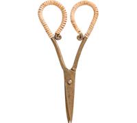 IB Laursen Ciseaux avec Poignée en Rotin - 1 pcs