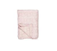 IB Laursen Couvre-lit Aya rose Malva avec motif cachemire blanc