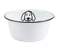 Ib Laursen Gamelle en émail blanc de style vintage pour animal domestique