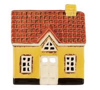 IB Laursen Maison f/bougie chauffe-plat My Home Town porte blanche, B : 7,7 H : 14 L : 13