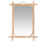 IB Laursen Miroir avec bord en bambou 35,5 x 22 cm