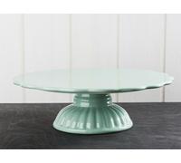 Ib Laursen Mynte Plat À Gâteau Vert En Céramique Green Tea Vaisselle