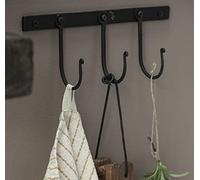 IB Laursen Patère à 3 crochets en fer noir antique vintage maison de campagne nordique scandinave