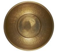Ib Laursen Plateau/bol avec motif martelé finition laiton antique