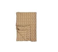IB Laursen Quilt Camma couleur naturelle avec fleurs verdâtres B : 130 L : 170 cm
