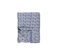 IB Laursen Quilt Clara Motif en bleu/blanc B : 130 L : 170 cm