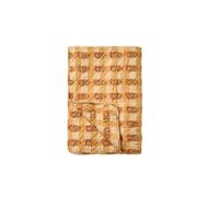 IB Laursen Quilt m/orange, motif bloc rouge et vert B : 130 L : 180