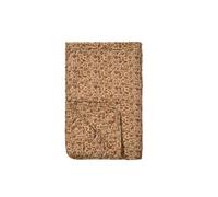 IB Laursen Quilt marron m/rouges, orange et gris B : 130 L : 180