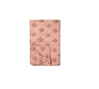IB Laursen Quilt rose / motif bloc gris foncé B : 130 L : 180
