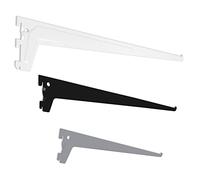IB-Style - Un pièce de Support d'étagère | 8 Dimensions | pour système à 1 rangée avec la Grille de 50 mm | Longueur 250 mm avec 50 mm Grille Blanc