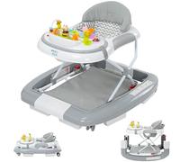 ib style® WAVE trotteur bébé |Babywalker | Balançoire | Son & lumière | EN 1273:2020 | GRIS