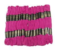 IBA Indianbeautifulart 25 Pcs en Coton Rose Discussion Tapisserie Couture Point de Croix Broder Skein