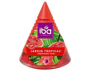 IBA - Parfum d’Ambiance Jardin Tropical, Désodorisant Mèche Frais et Naturel (Flacon 75 ml) - Lot de 3 - vendu par Lot