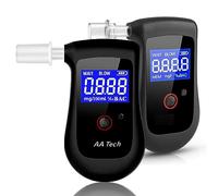 iBACheck Alcootest Portable. Test Alco Rechargeable à Faible consommation d'énergie. Test d'alcool Compact et Facile à Utiliser Stocke 20 Résultats du Test pour Examen