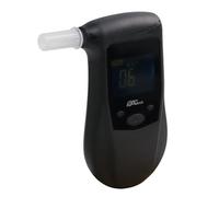 iBACheck Éthylotest électronique avec contrôle du rétroéclairage, 10 mémoires et 4 unités par défaut. Alcootest de précision. Éthylomètre Électronique Compact et Convivial (Noir 168X)