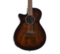 Ibanez AEG70L-TIH Lefthand Tiger Burst High Gloss - Guitare Acoustique Gaucher
