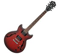 Ibanez Artcore AM53SRF Guitare électrique à 6 cordes semi-creuses droite Rouge soleil plat