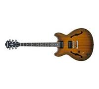 Ibanez AS53L-TF - Guitare électrique hollow body gaucher - Tobacco Flat bois / naturel