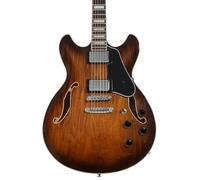 Ibanez AS73-TBC Acoustic-electric guitar Demi-vide 6strings Marron, Bois guitare