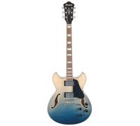 Ibanez AS73FM Transparent Indigo Fade