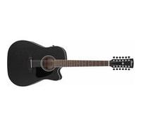 Ibanez AW8412CE-WK - Guitare électro-acoustique 12 cordes - Weathered black open pore