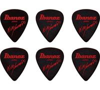 Ibanez Médiators B1000KL-BK Kiko Loureiro 1,2 mm 6 pièces noirs