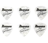 Ibanez Jeu de médiators Paul Gilbert (6 x), Médiator, Blanc