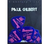 Ibanez médiator B1000PG-JB,Set de 6, signature Paul Gilbert, bleu - Jeu de Médiators